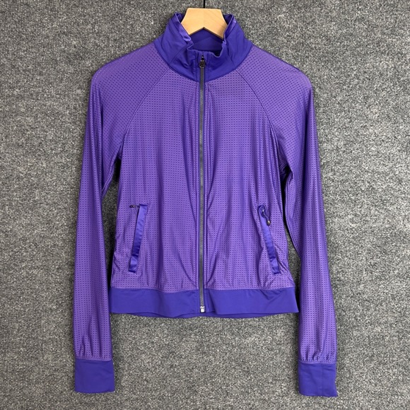 Lululemon Purple Define Jacket Thumbholes Full Zip Lightweight Women's 6 - Picture 1 of 9